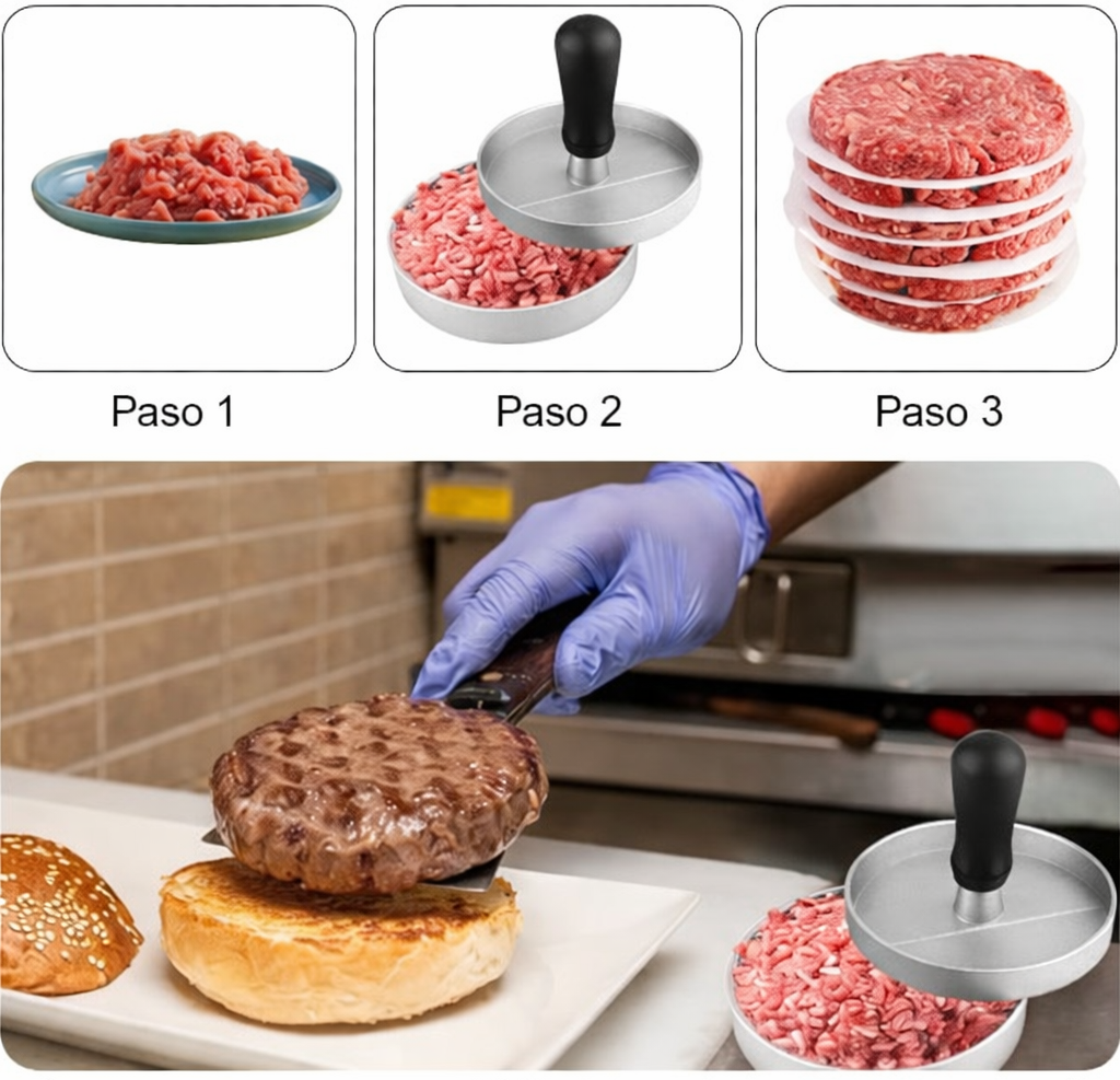 Prensa Molde Para Hamburguesas 11,3 Cm